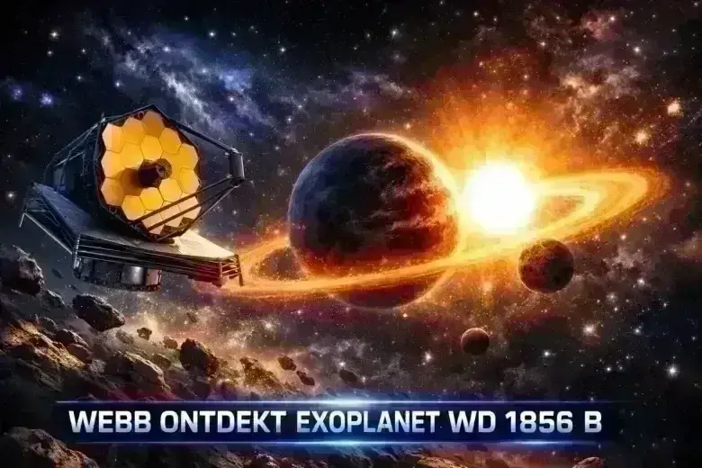 Webb ziet hoe een planeet de dood van zijn ster overleefde
