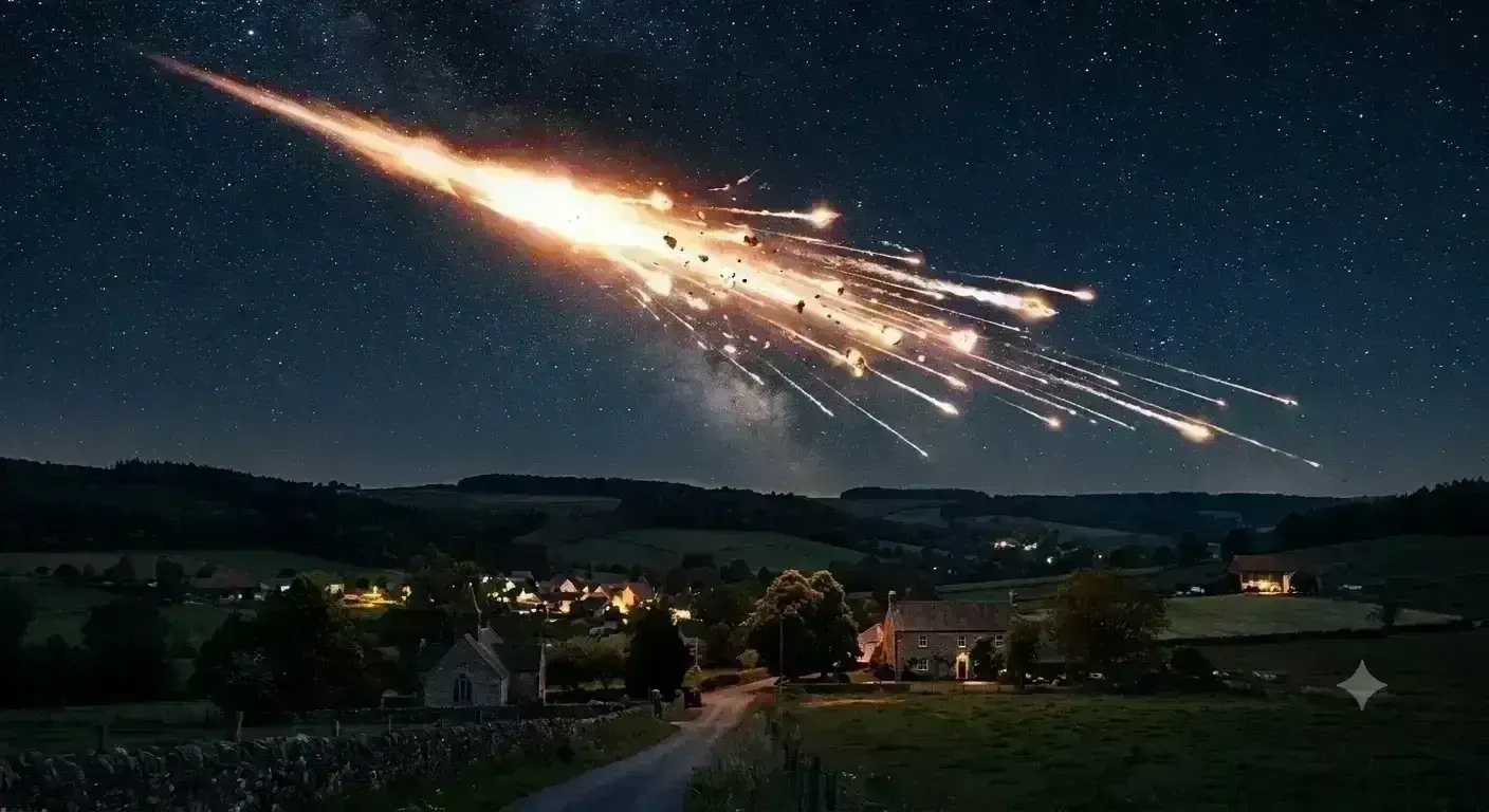 Heldere vuurbal boven Nederland blijkt brandend restant van SpaceX-satelliet